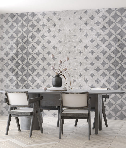 Patrón Geométrico Estilo Mármol III