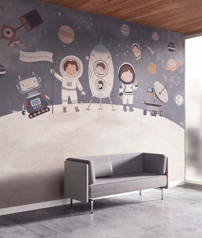 Astronaut Kids Space Moon & Planets