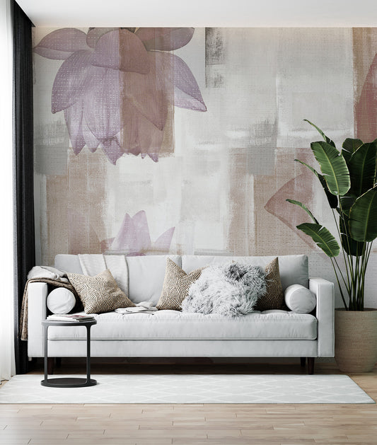 Grunge Lotus Flower Colors