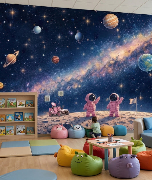 Astronautas en La Luna
