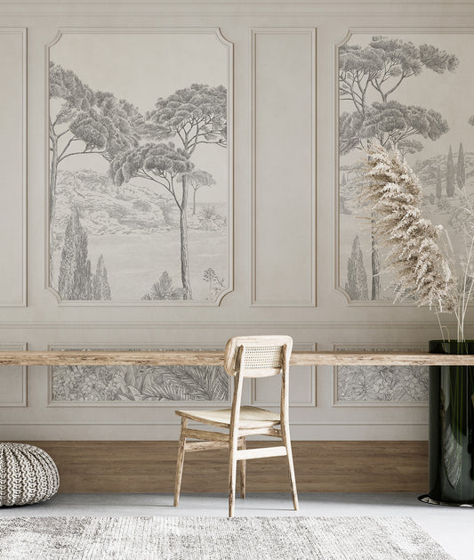 Paneles Franceses con Paisaje