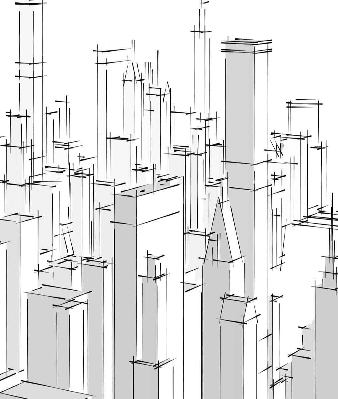 Sketch Edificios a Línea