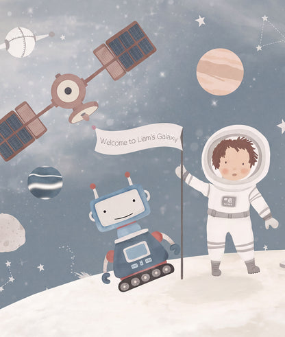Astronaut Kids Space Moon & Planets