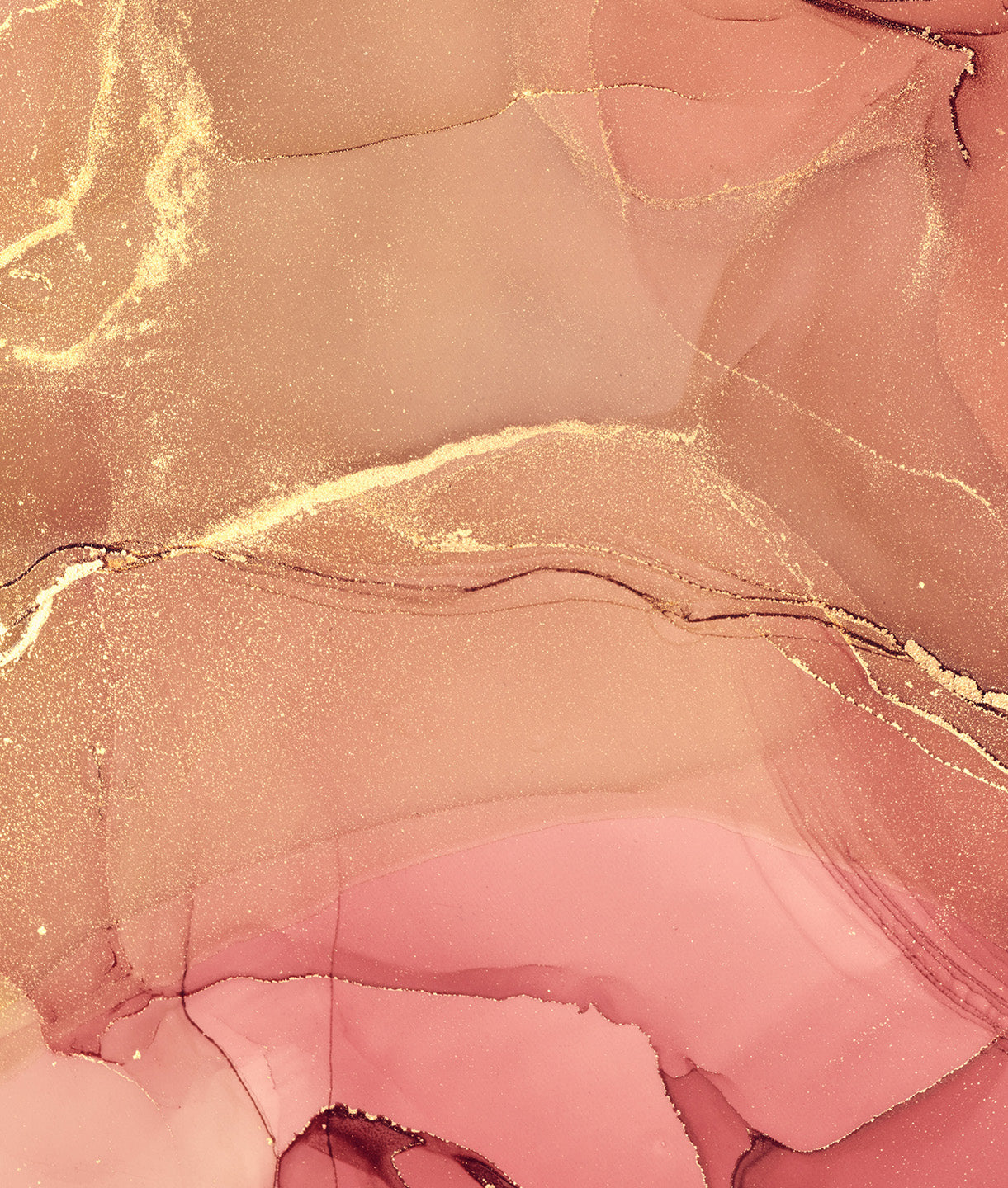 Cool Liquid Abstract Design - Sunset