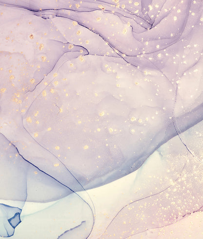 Soft Lilac Marbled Ink