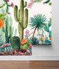 Cactus y Flores Acuarela Diseño Mexicano