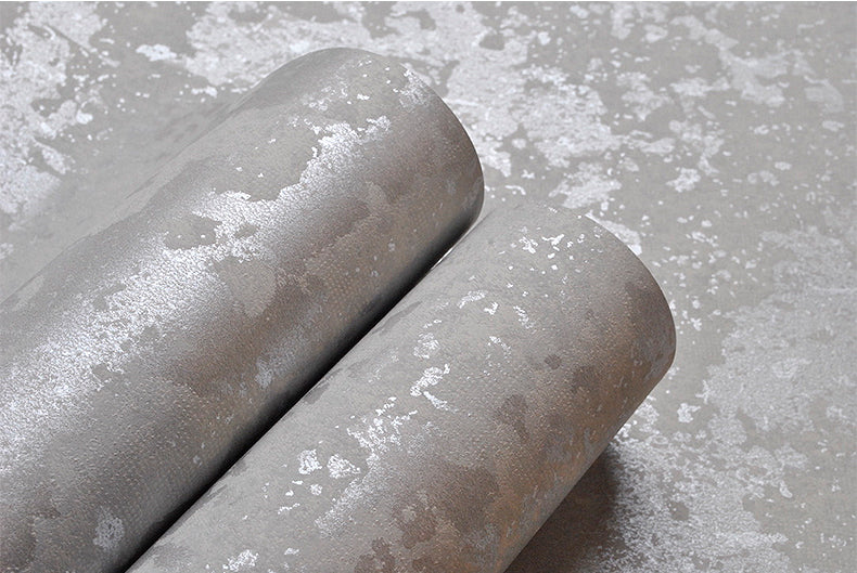 Tapiz Con Textura Industrial Metallic Grey Vintage