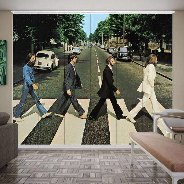 Panel Corredizo Estilo Japonés The Beatles Abbey Road