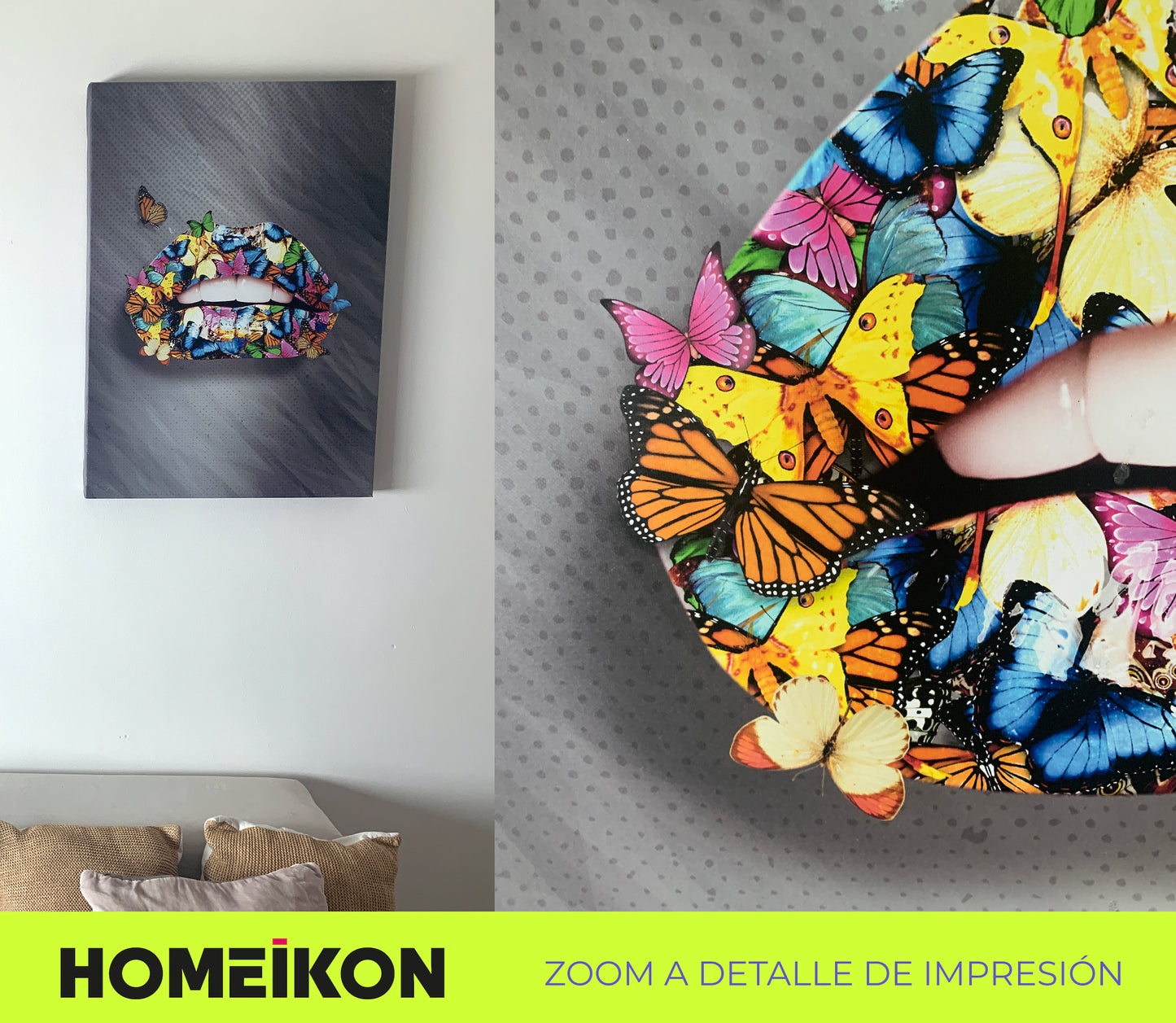 Canvas Decorativo Green Wave