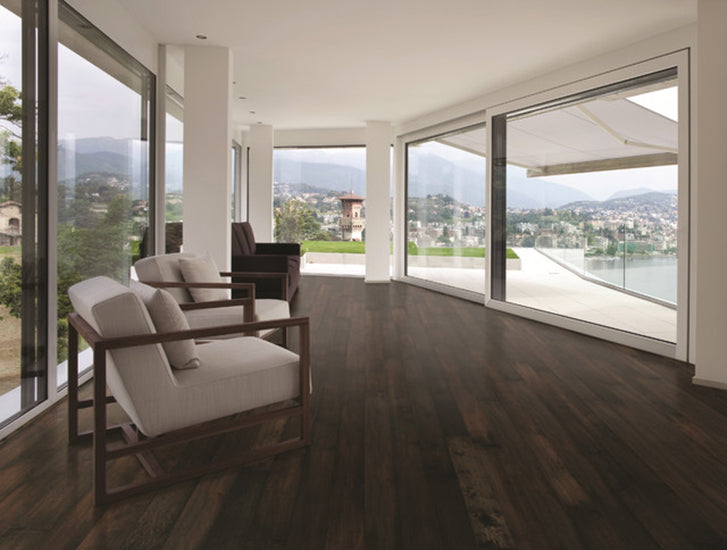 Piso Duela Vinílica Luxury Vinyl Tile 2mm Chocolate